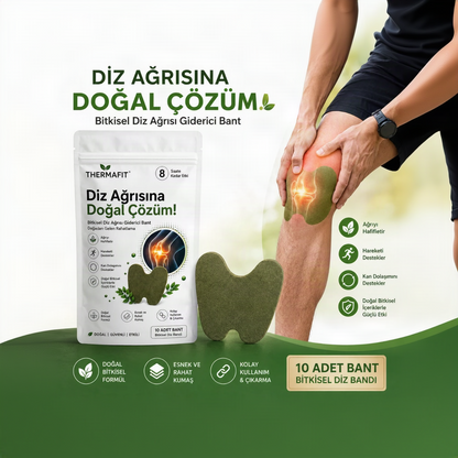 Dizlerin İçin Günlük Rahatlık Desteği 🌿 ThermaFit Bitkisel Diz Bantları